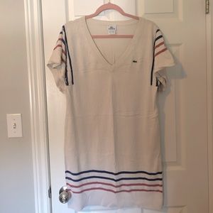 Vintage Lacoste short sleeve sweater dress